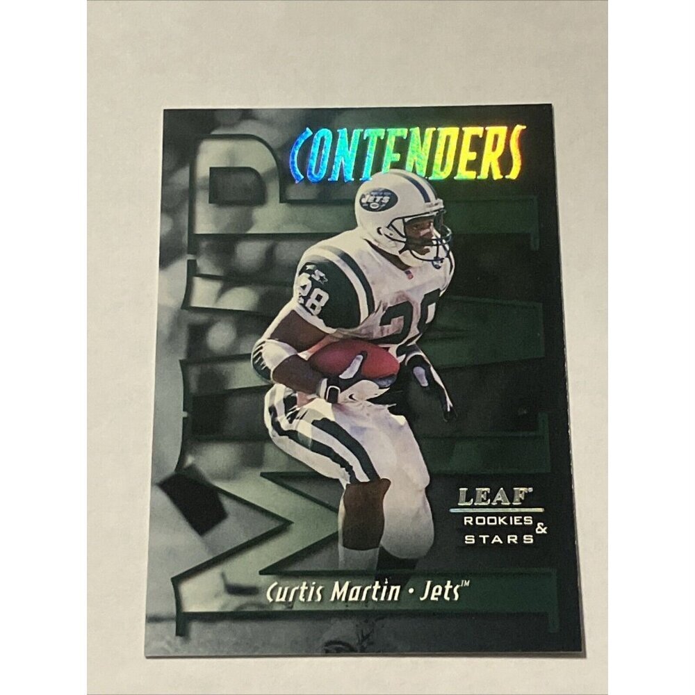 Curtis Martin 1998 Leaf Rookies & Stars MVP Contenders Insert /2500 Jets